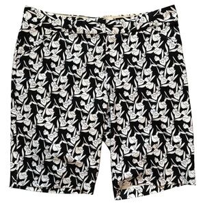 Peter Millar Woman’s Golf Shorts Black White Size 8